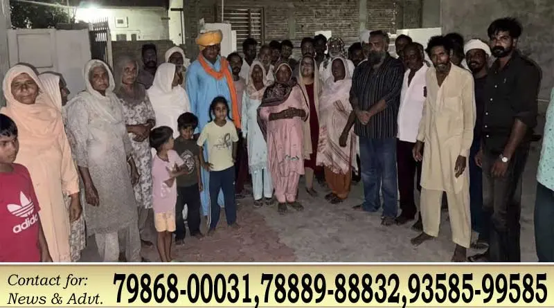 पूजा लूथरा सचदेवा की राणा कॉलोनी में डोर-टू-डोर मुहिम, रेत वाली भैणी में लोक मिलनी