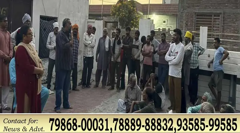मिशन 2027: पूजा लूथरा सचदेवा की राणा कॉलोनी में डोर-टू-डोर मुहिम, रेत वाली भैणी में लोक मिलनी
