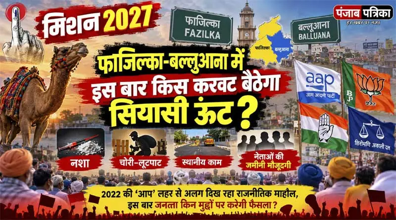 पंजाब विधानसभा चुनाव 2027 फाजिल्का बल्लूआना