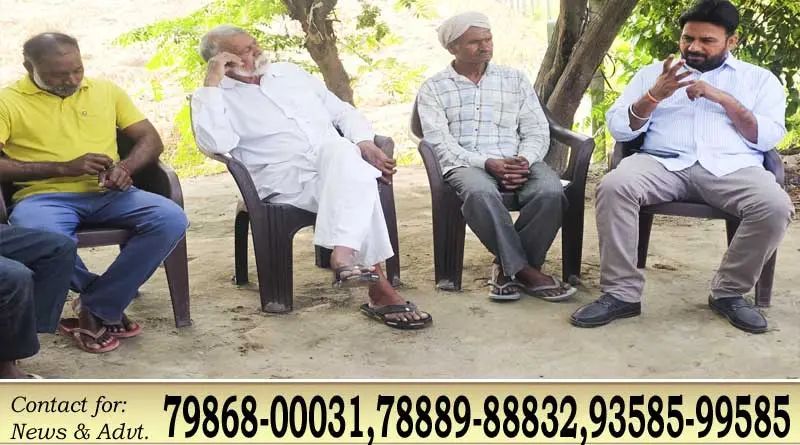 गट्टी नंबर 1 में संदीप सिंह भट्टी की जन सेवा बैठक, ग्रामीणों की समस्याएं सुनीं