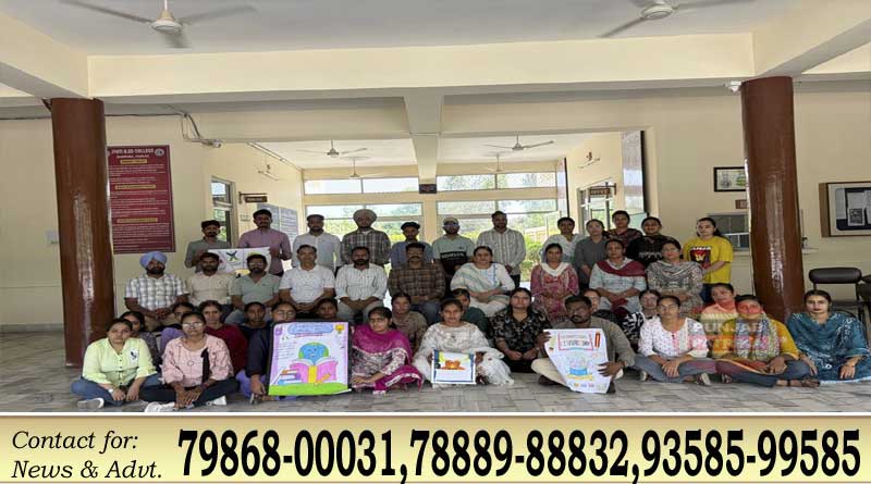 ज्योति बीएड कॉलेज के रेड रिबन क्लब ने निकाली नशे के विरुद्ध जागरूकता रैली