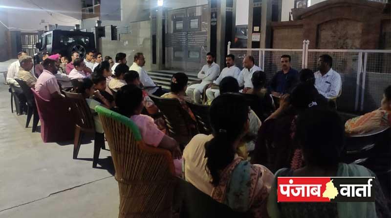 हिंदू नववर्ष विक्रम संवत में निकाली जाने वाली भगवा यात्रा को लेकर हुई बैठक