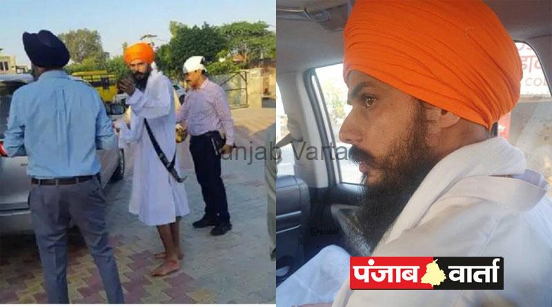 %%title%% %%page%% %%sep%% %%sitename%% Fugitive Amritpal Singh arrested by police being taken to Assam jail Dibrugarh